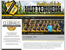 Tablet Screenshot of fc-huttenheim.de